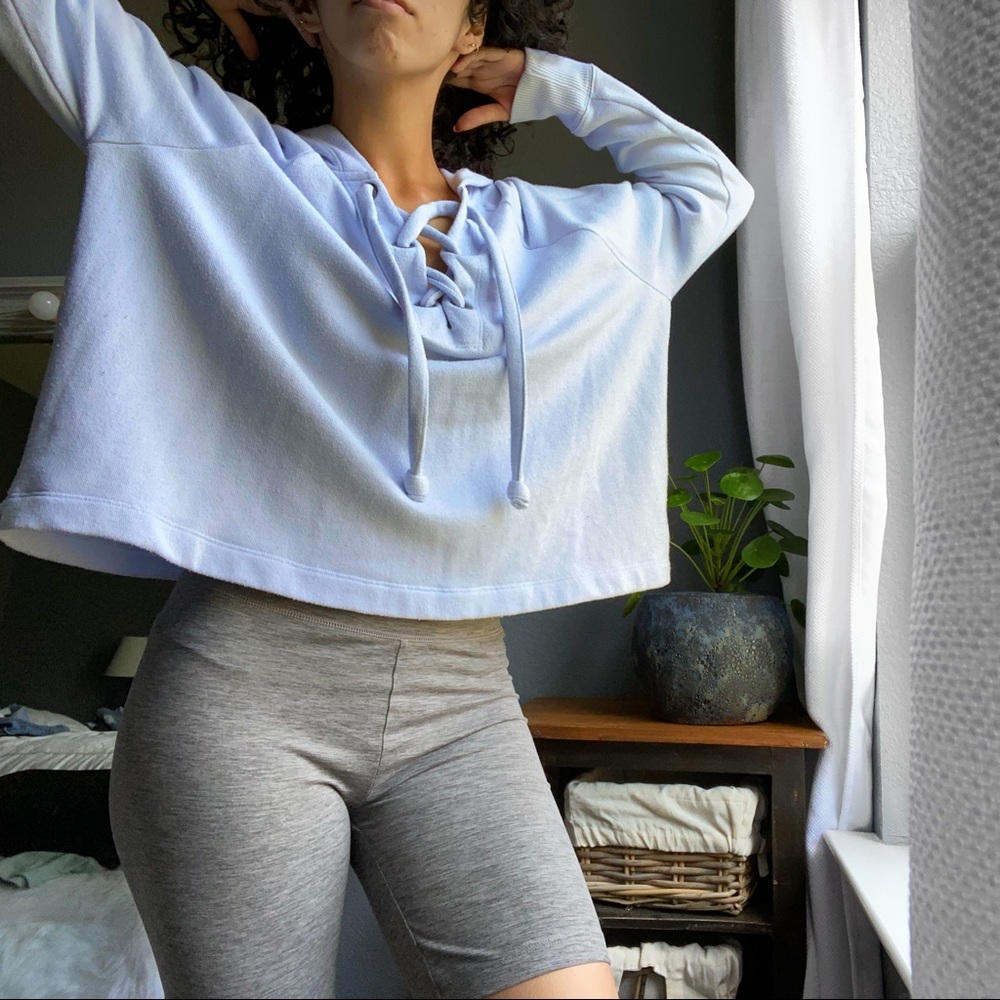 Aerie cropped hoodie